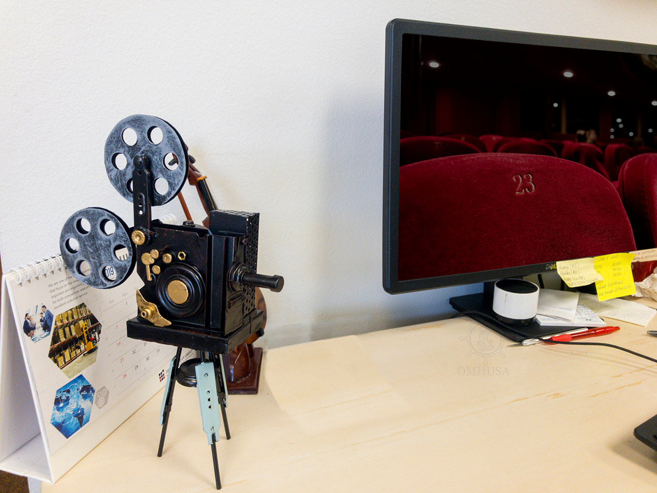Vintage Movie Projector Metal Handmade