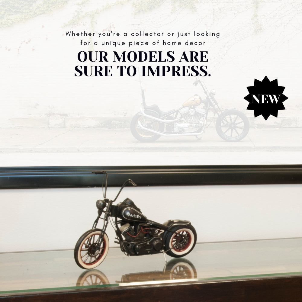 Hardcore 67 Chopper Motorcycle Metal Handmade