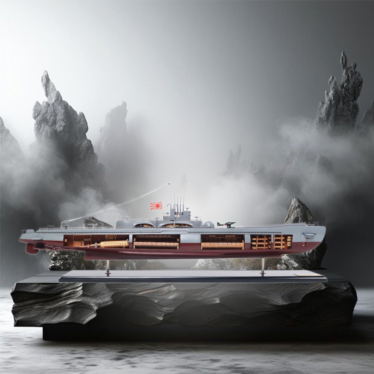 Submarine Cutaway 28 inches