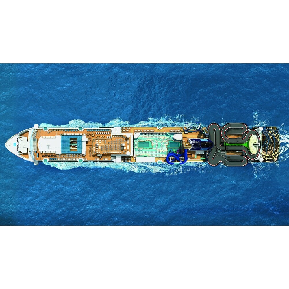 American Norwegian Encore (Breakaway Plus Class) - Norwegian Cruise Line 30 Inches Ship Model