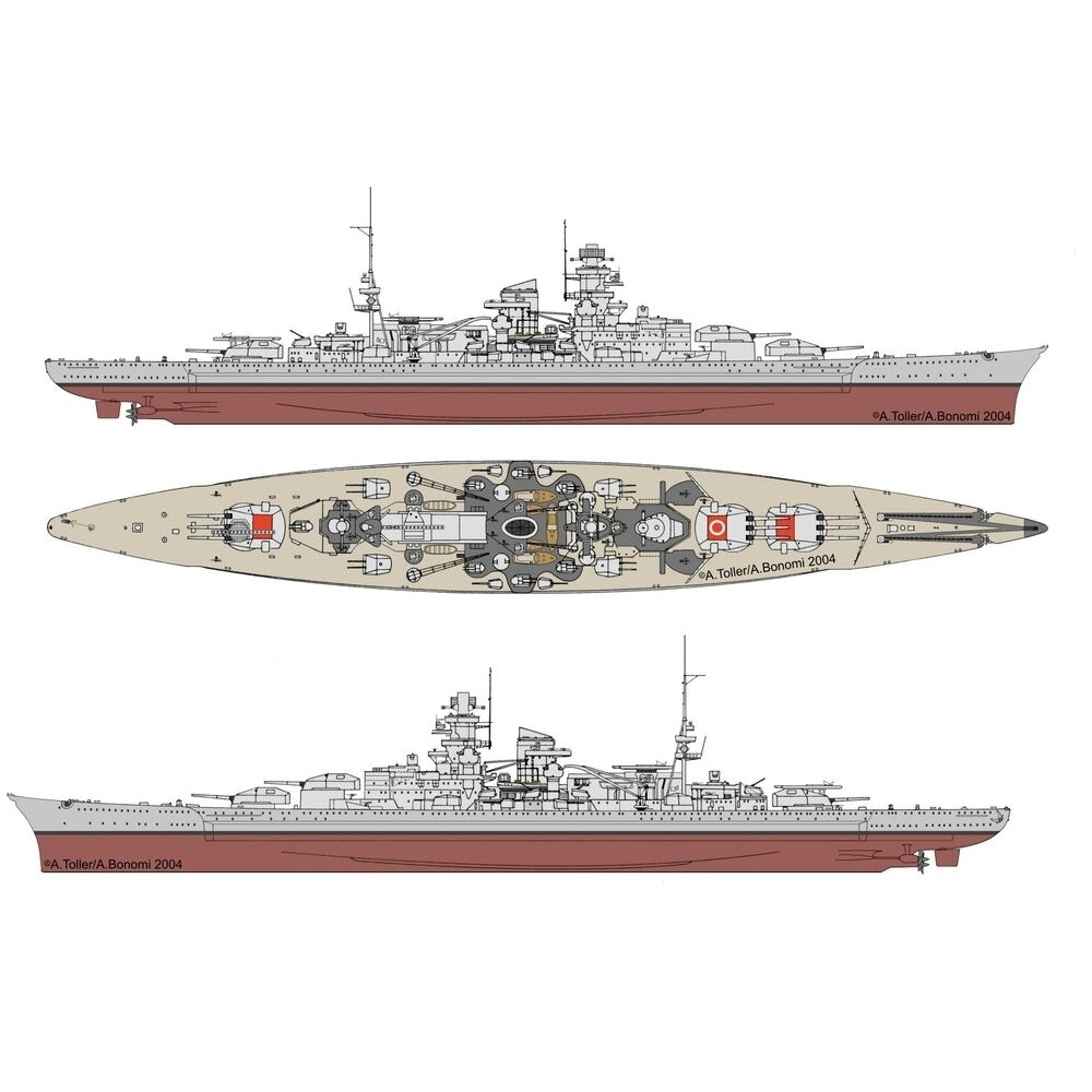 Germany Scharnhorst-Class 36 Inches Battleship Model