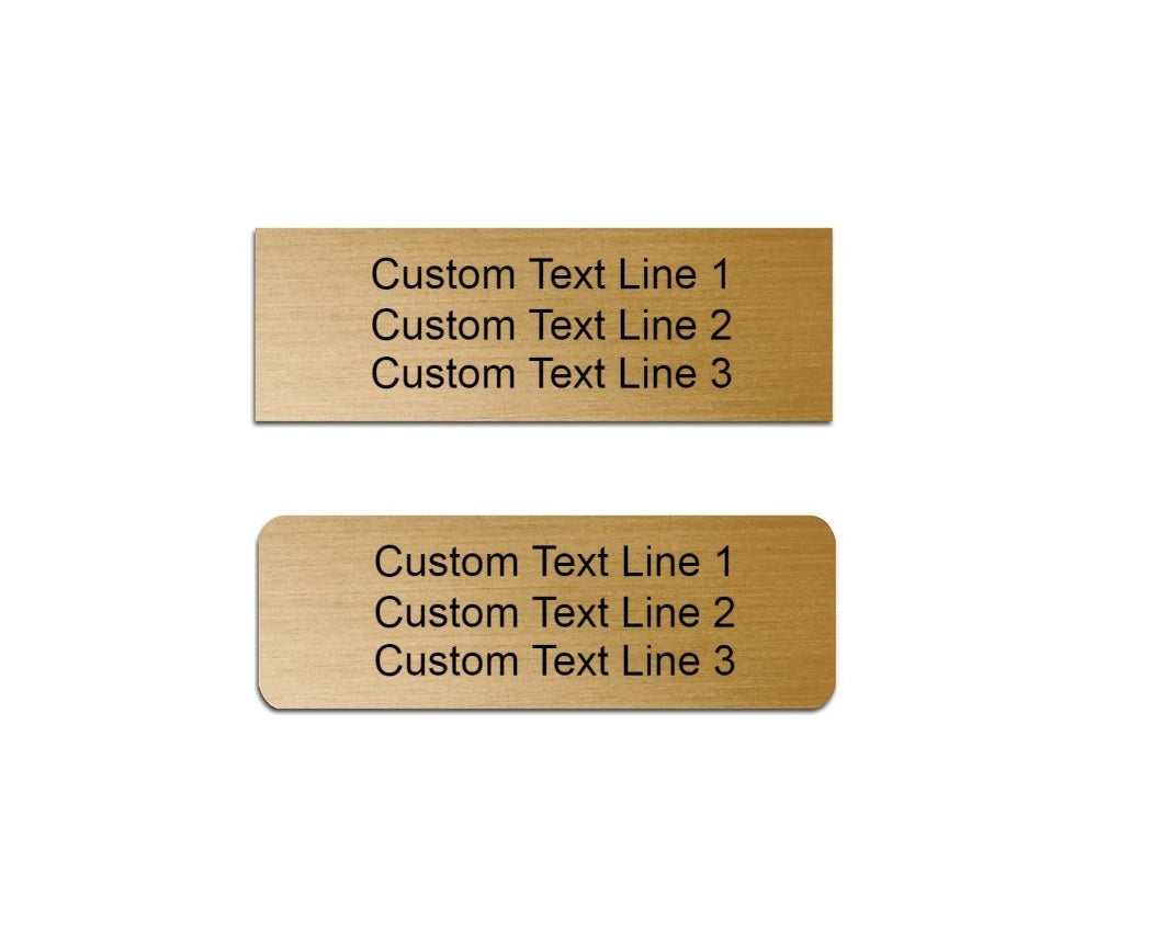 Custom Name Plate Design Version 1