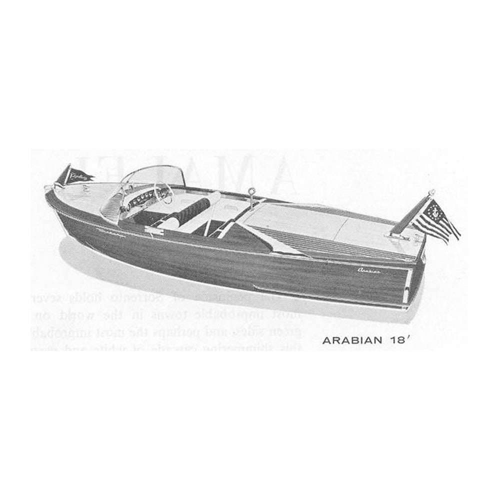 Century Arabian 19ft Custom Built Wooden Boat