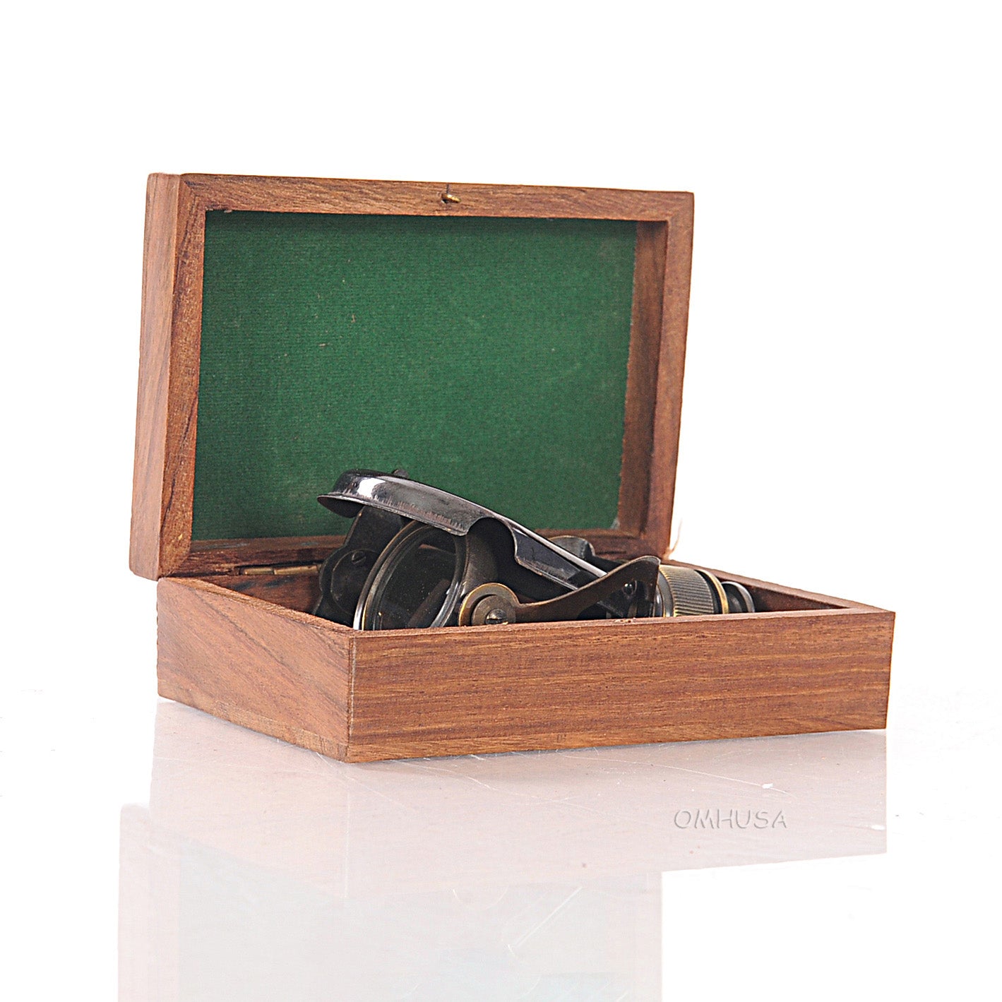 Folding Monocular in wood box