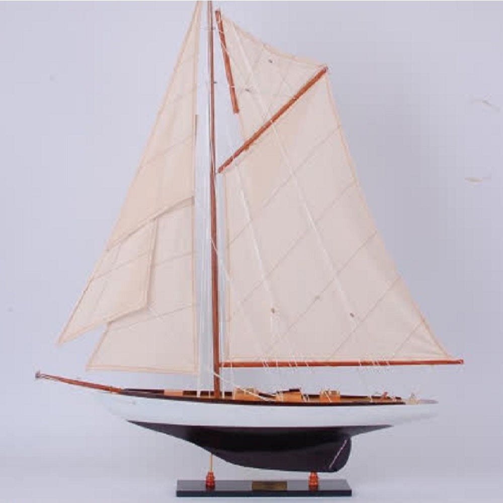 Tuiga Painted XLarge Sailboat Schooner Yacht Model
