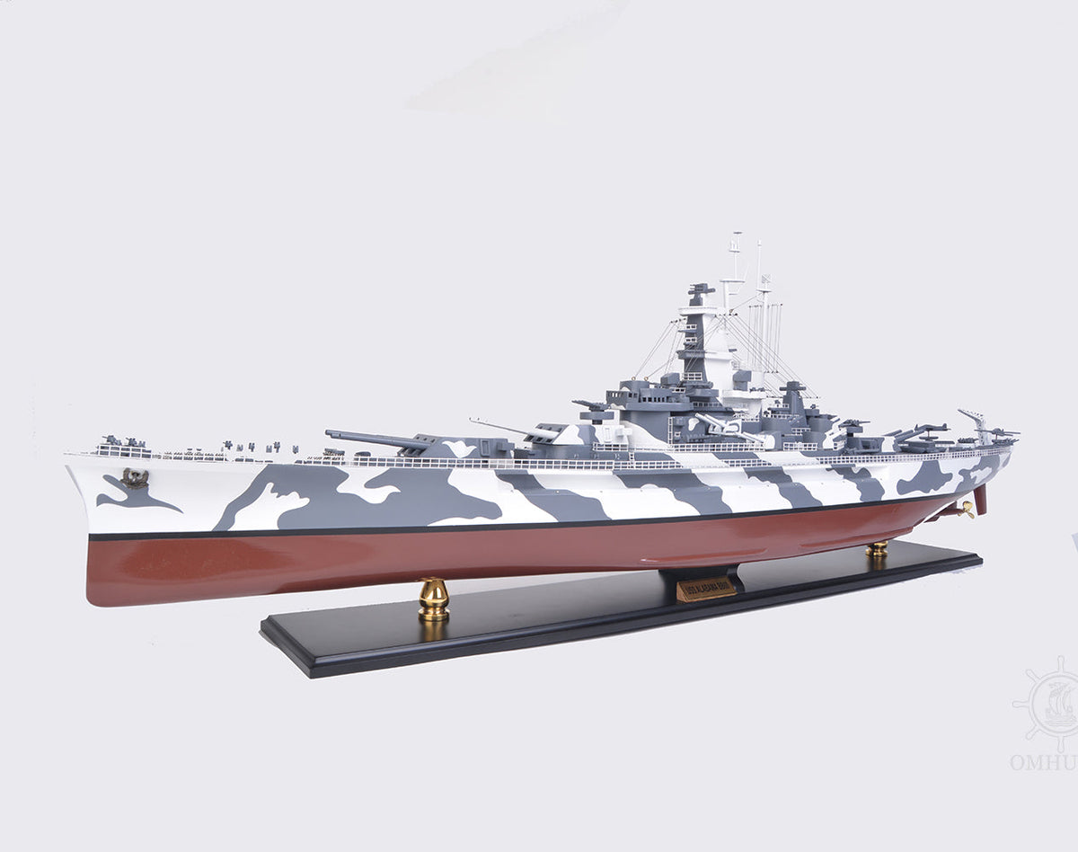 USS Alabama battleship model