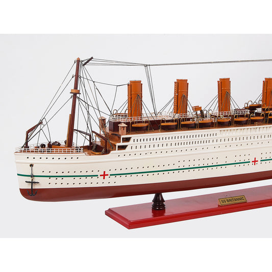 SS Britannic Painted Medium Cruiseship Model