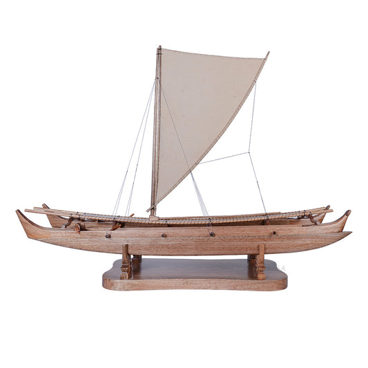 Antique Hawaiian outrigger 36-inch