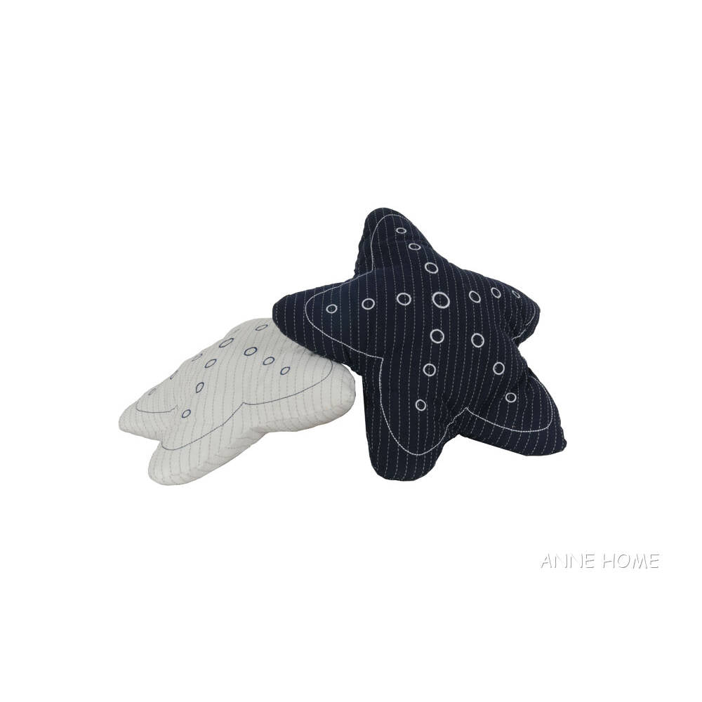 Anne Home - Star Pillow - White