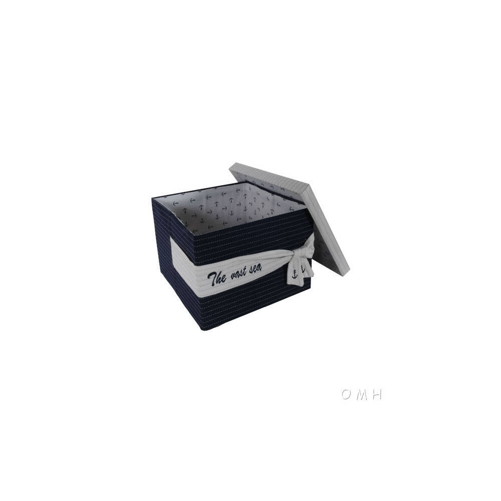 Anne Home - Set of 3 Fabric Boxes With Cover