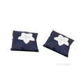 Anne Home - Blue Pillow  White Star  Set of 2