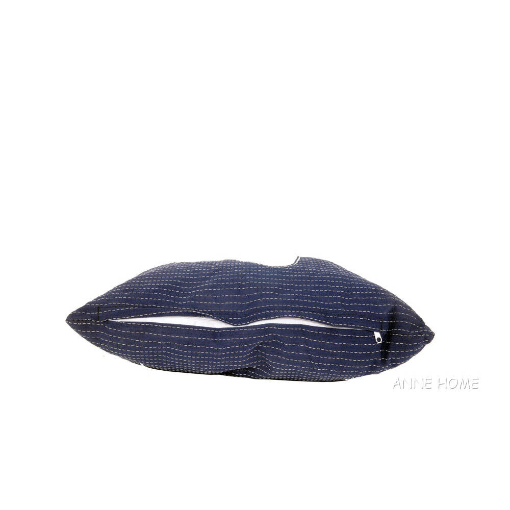 Anne Home - Blue Pillow  White Star  Set of 2