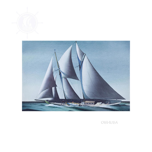 Pair of Yacht Paintings - Canvas Print