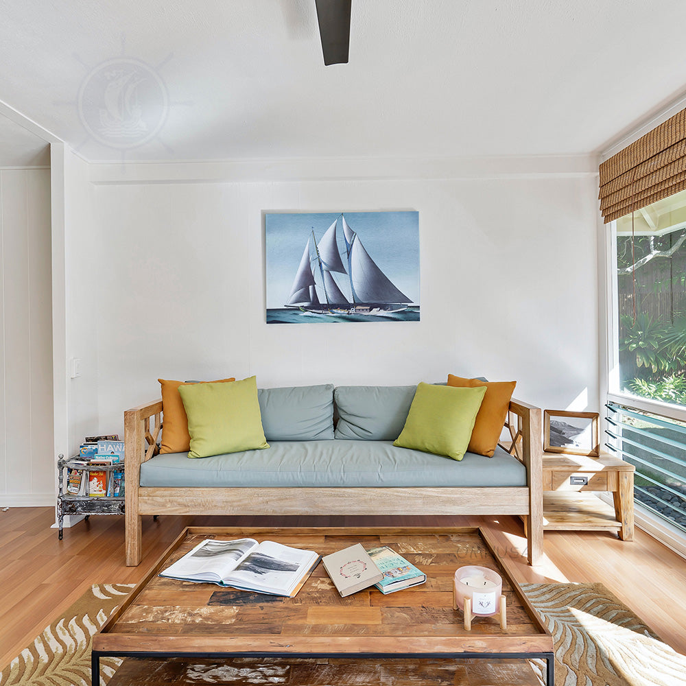 Pair of Yacht Paintings - Canvas Print