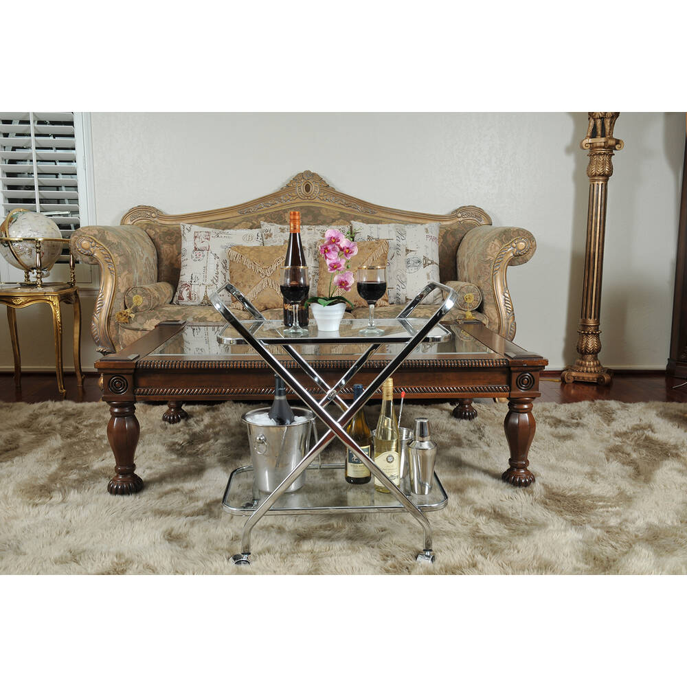 Anne Home - X-Shape Bar Cart