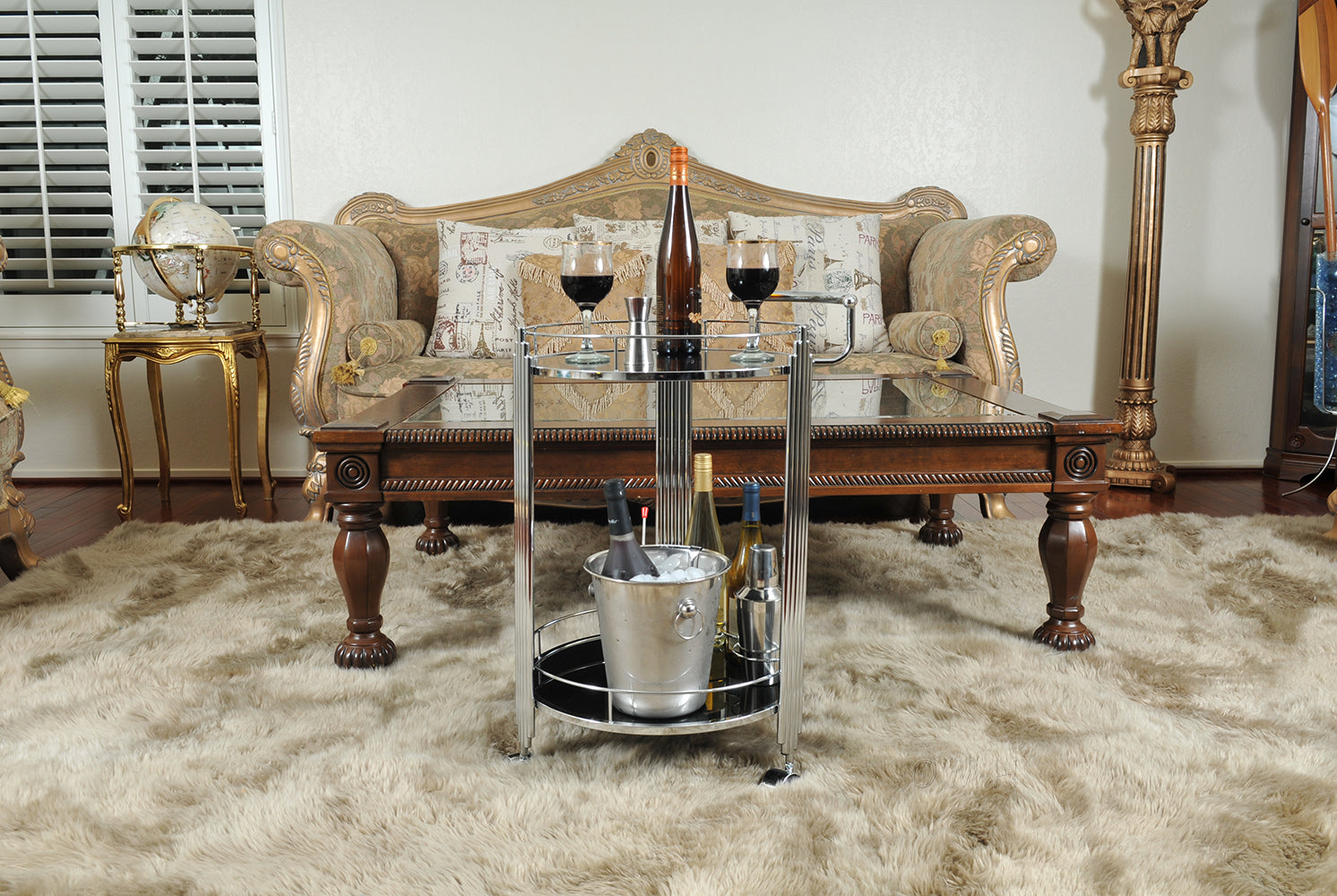 Anne Home - Round 2-Tier Serving Trolley