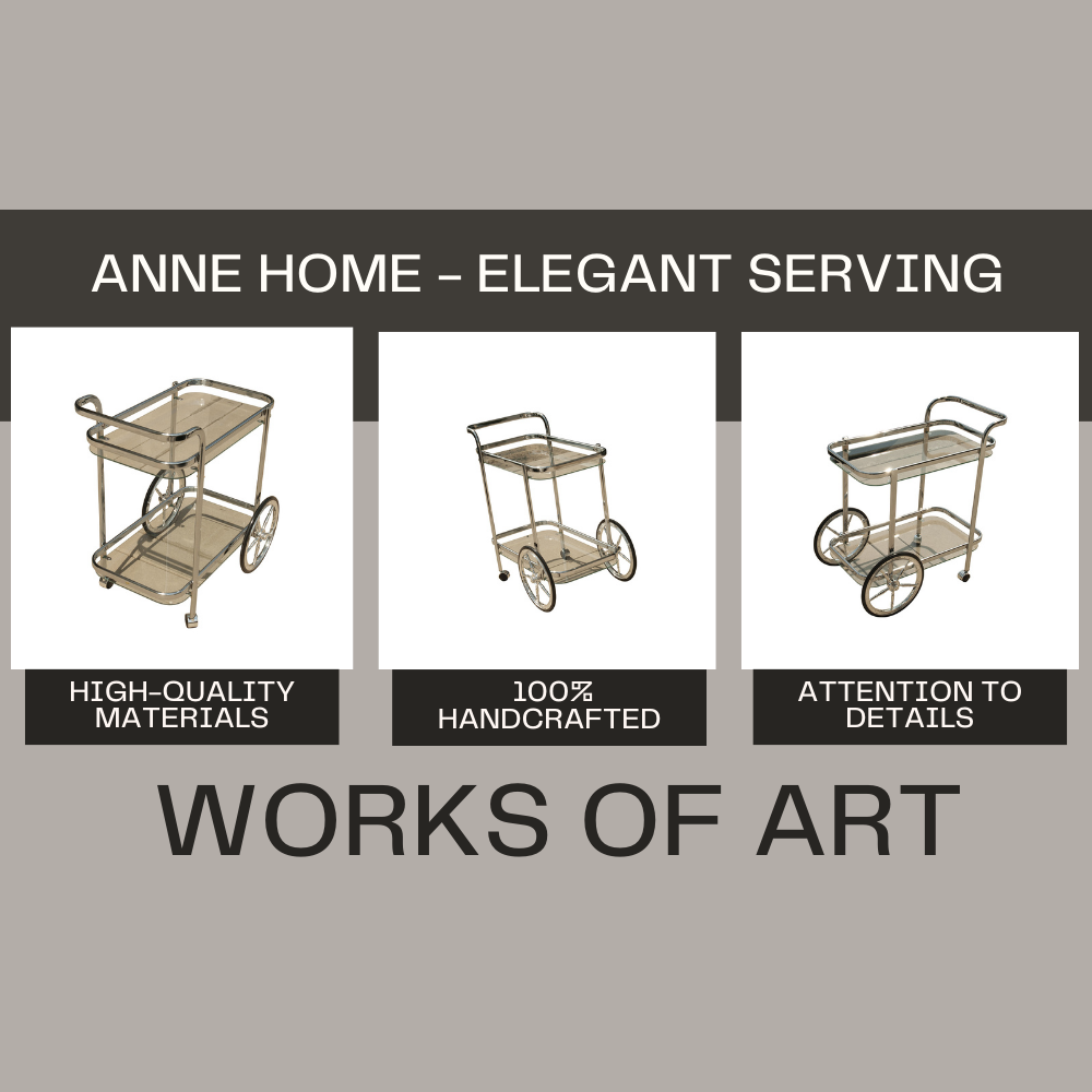 Anne Home - Elegant Serving Trolley