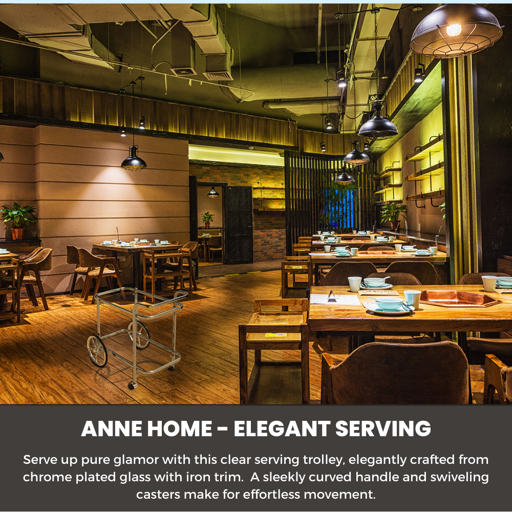 Anne Home - Elegant Serving Trolley