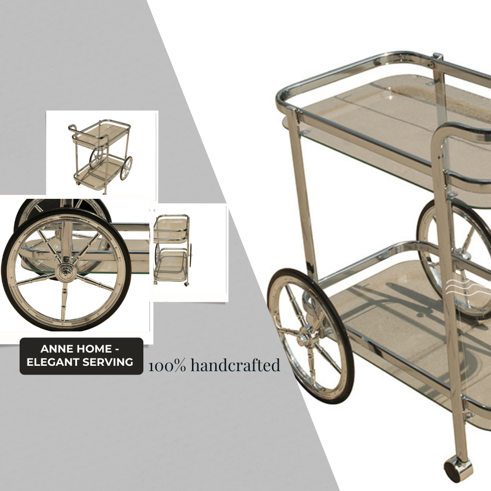 Anne Home - Elegant Serving Trolley