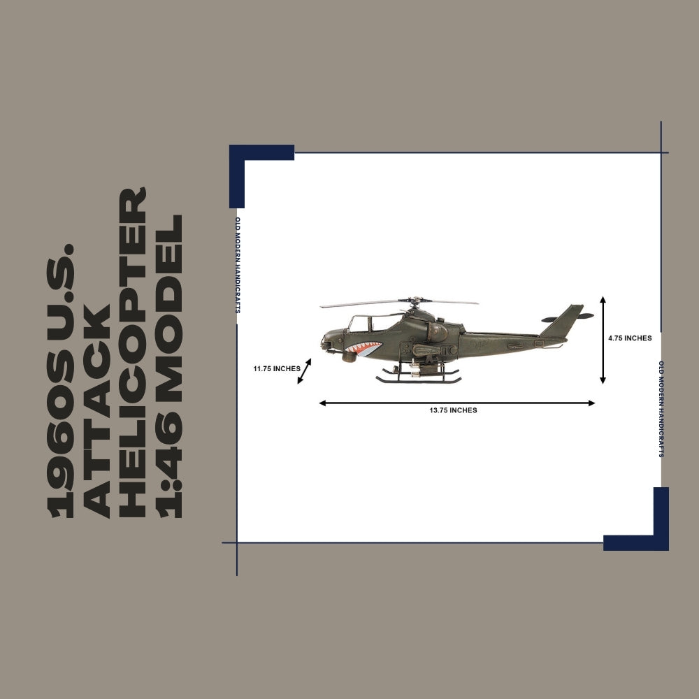 1960s U.S. Attack Helicopter 1:46