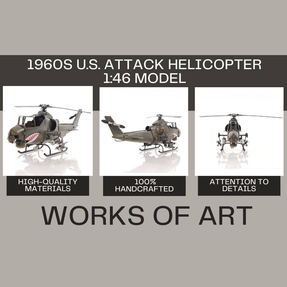 1960s U.S. Attack Helicopter 1:46