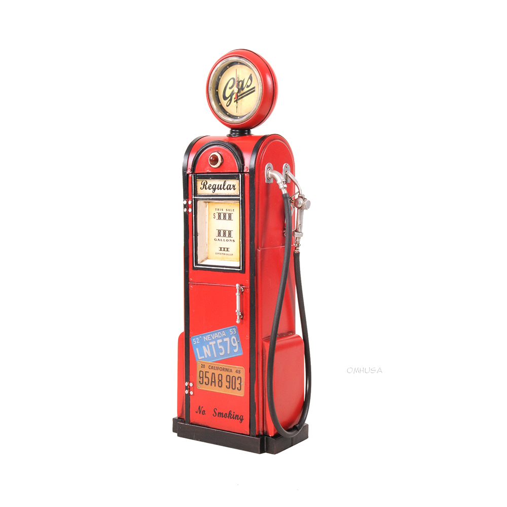 Gas Pump W/Clock 1:4