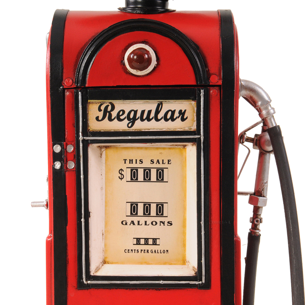 Gas Pump W/Clock 1:4