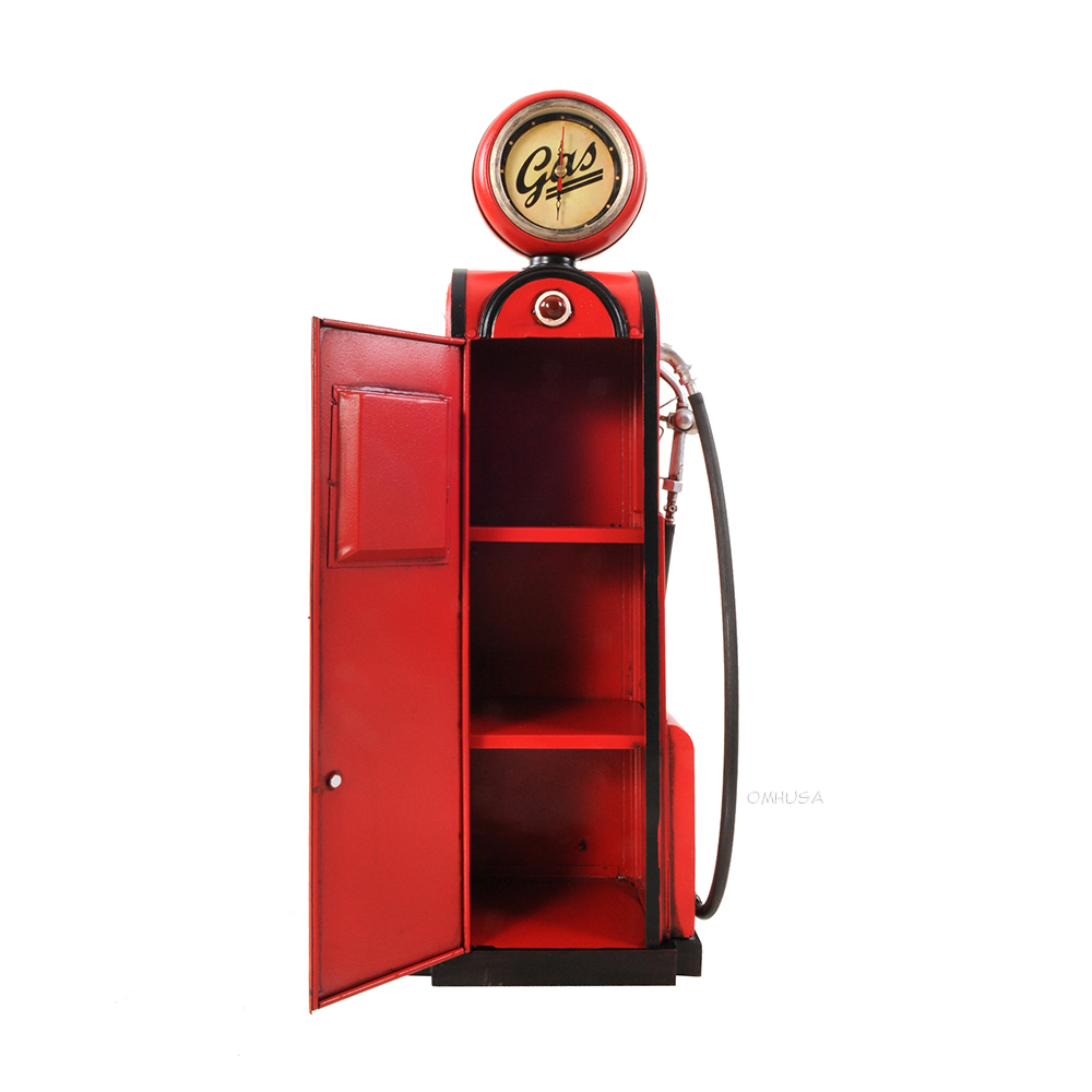 Gas Pump W/Clock 1:4