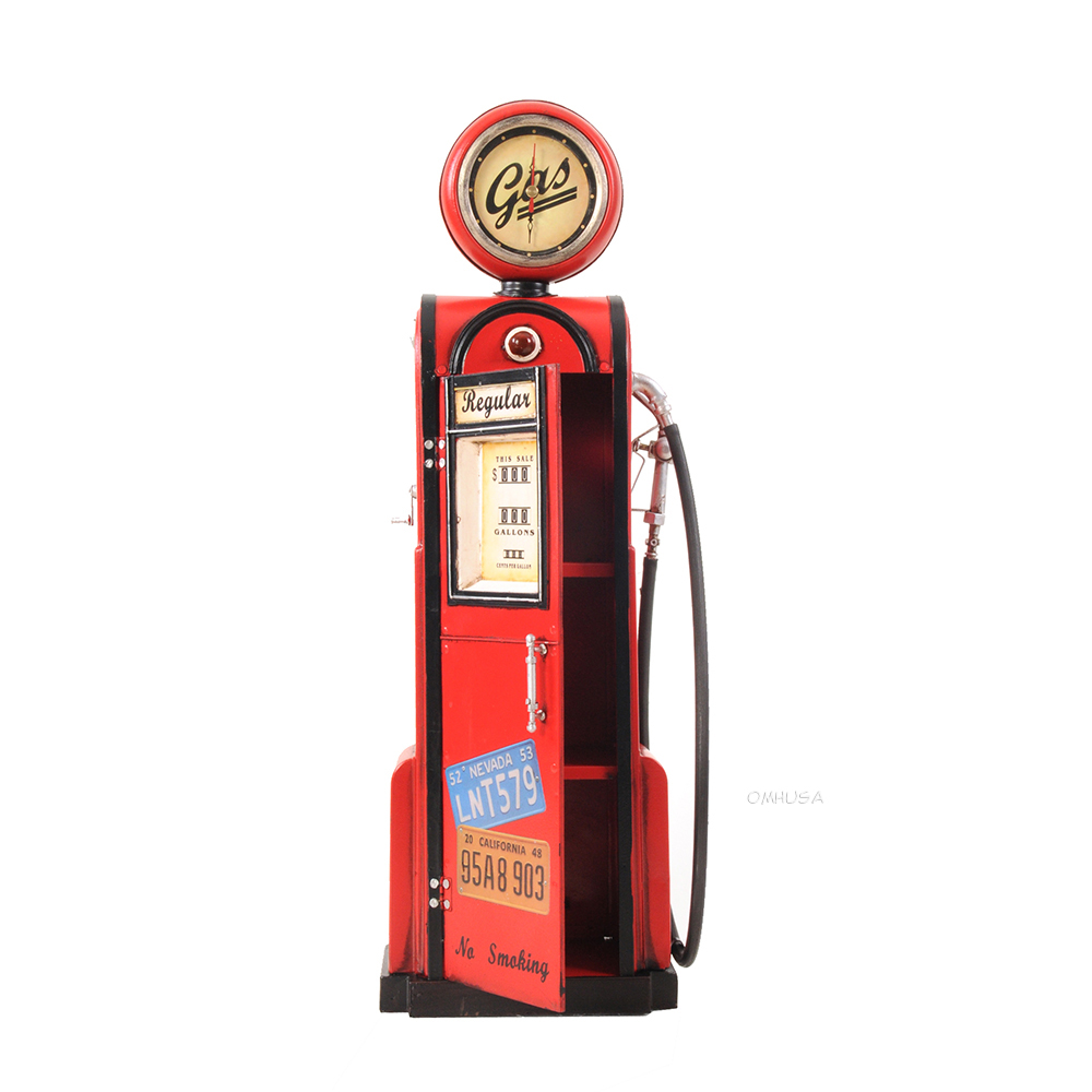 Gas Pump W/Clock 1:4