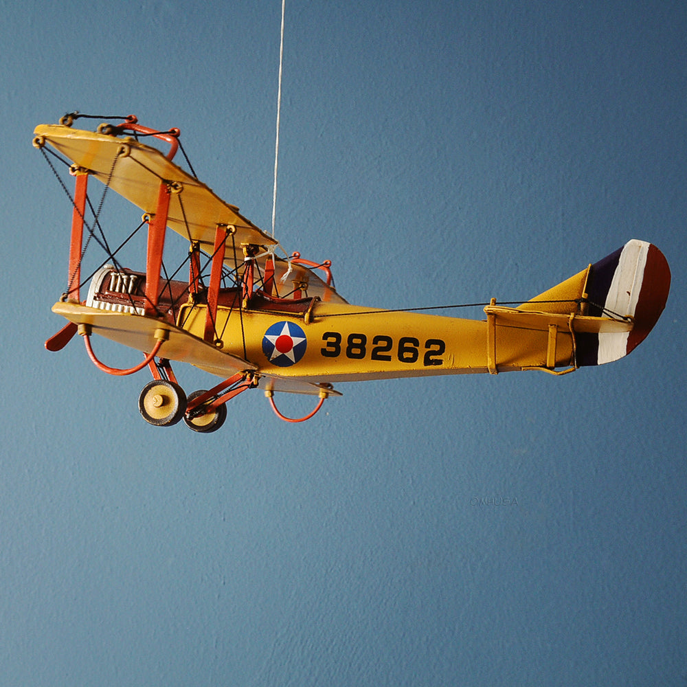 1918 Yellow Curtiss JN-4 1:24
