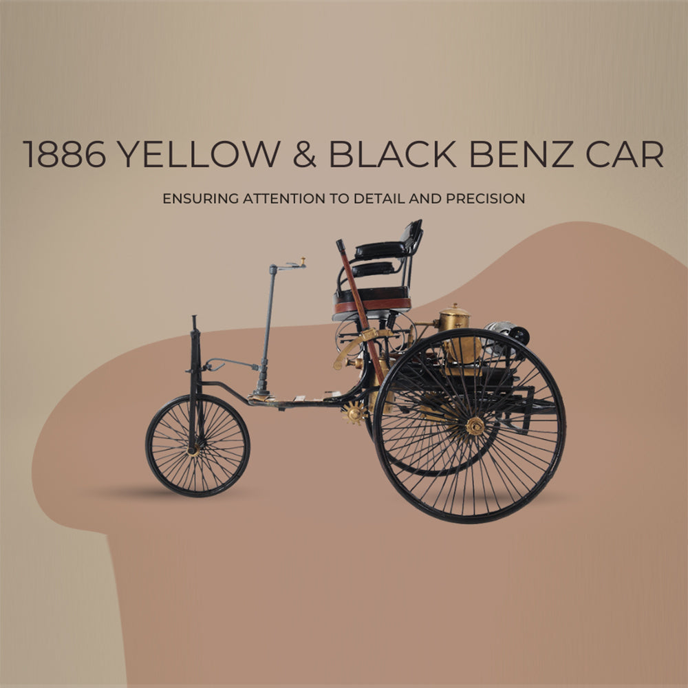 1886 Yellow & Black Benz Car