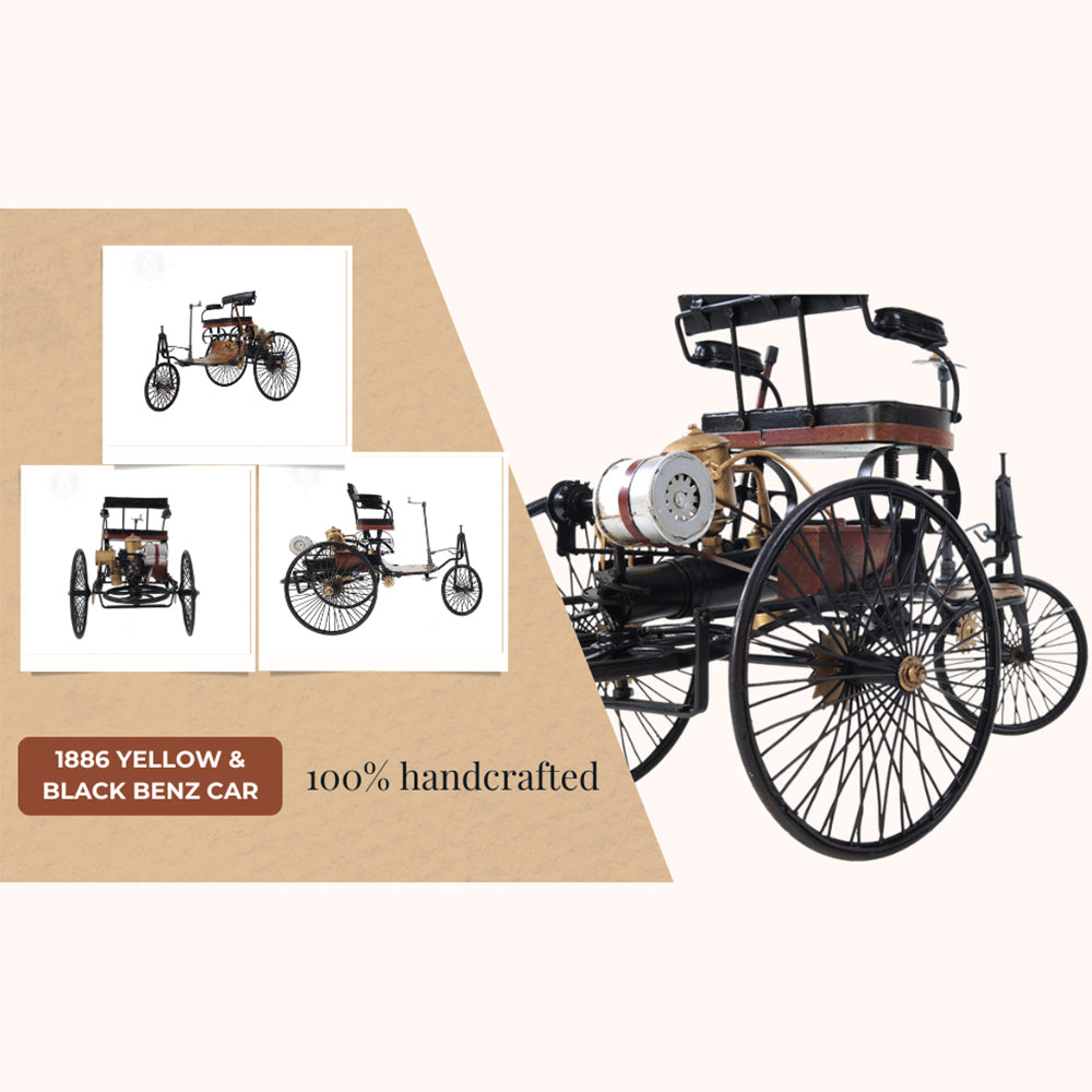 1886 Yellow & Black Benz Car