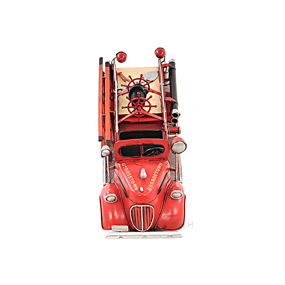 1938 Red Fire Engine Ford 1:40