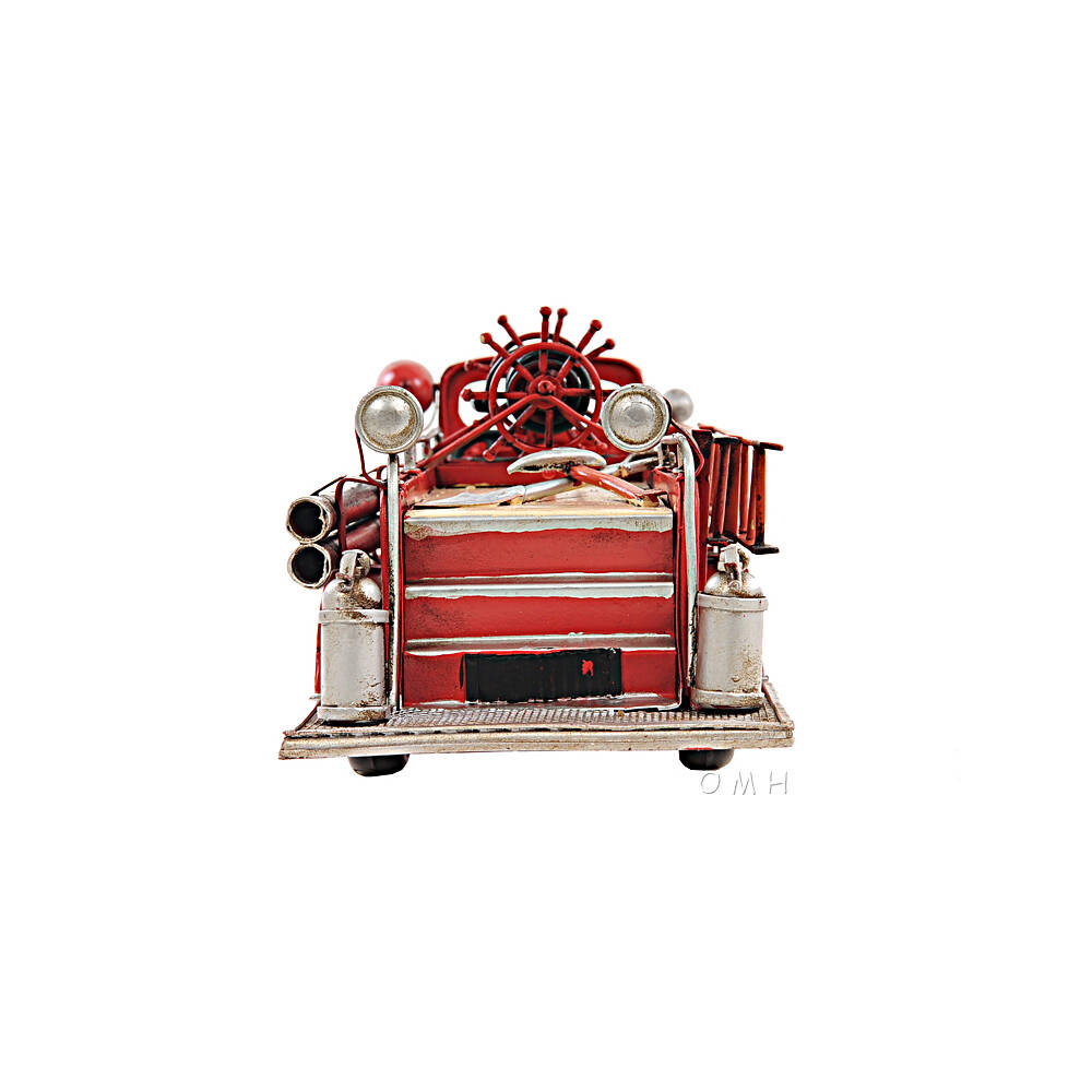 1938 Red Fire Engine Ford 1:40