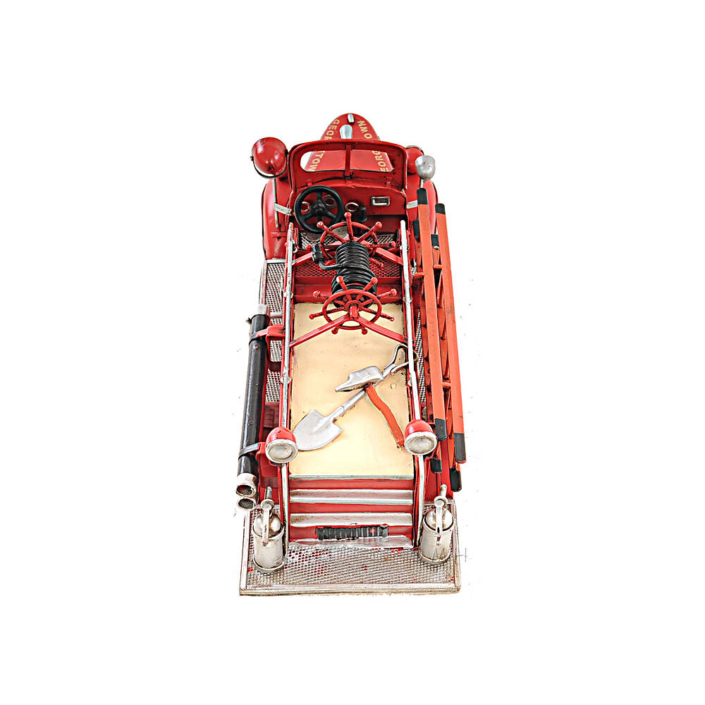 1938 Red Fire Engine Ford 1:40
