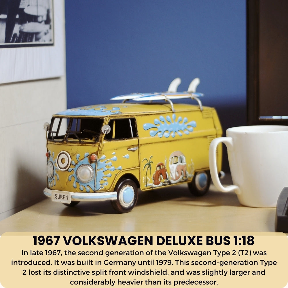1967 Volkswagen Deluxe Bus 1:18