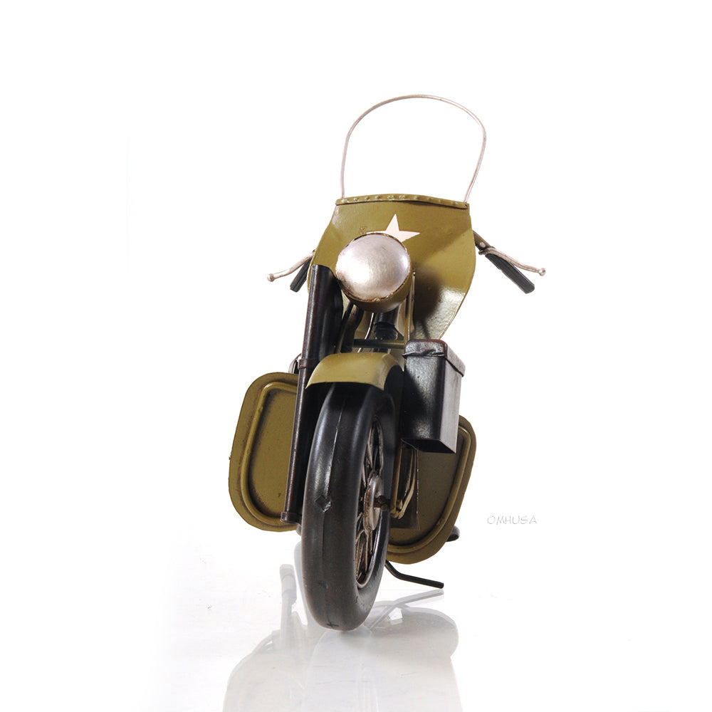1942 Yellow Motorcycle 1:12