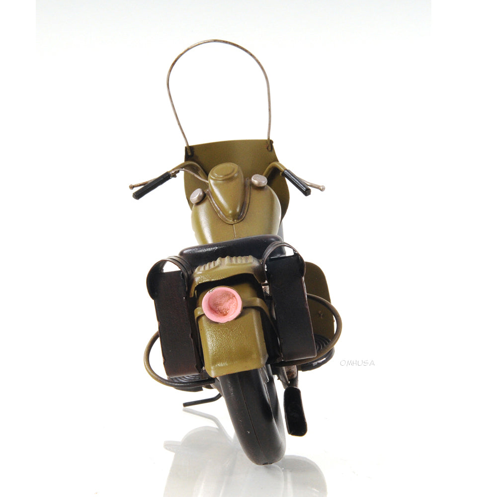1942 Yellow Motorcycle 1:12