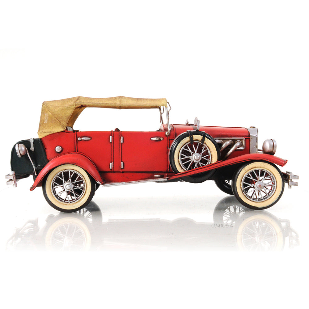 1933 Red Duesenberg J 1:12