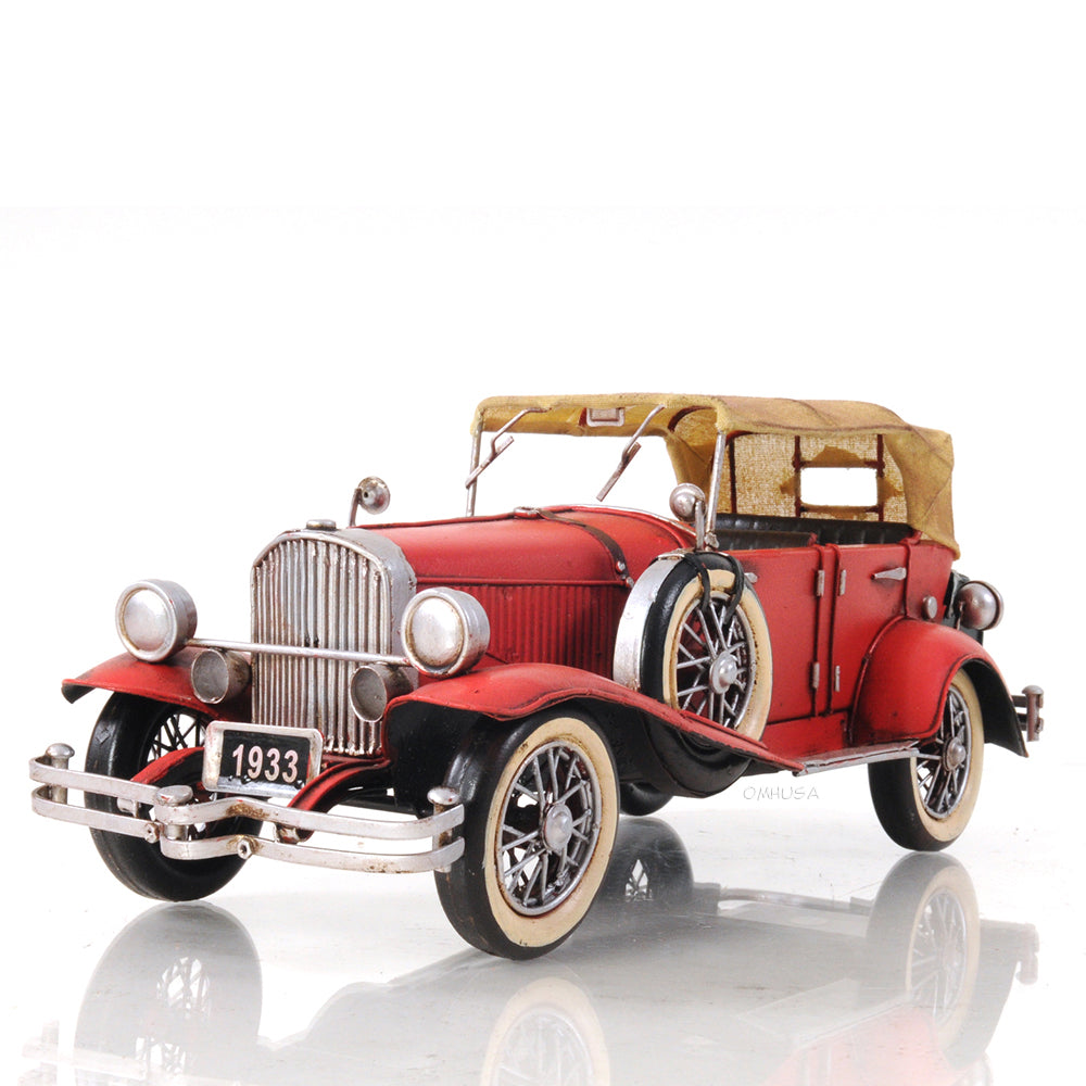 1933 Red Duesenberg J 1:12