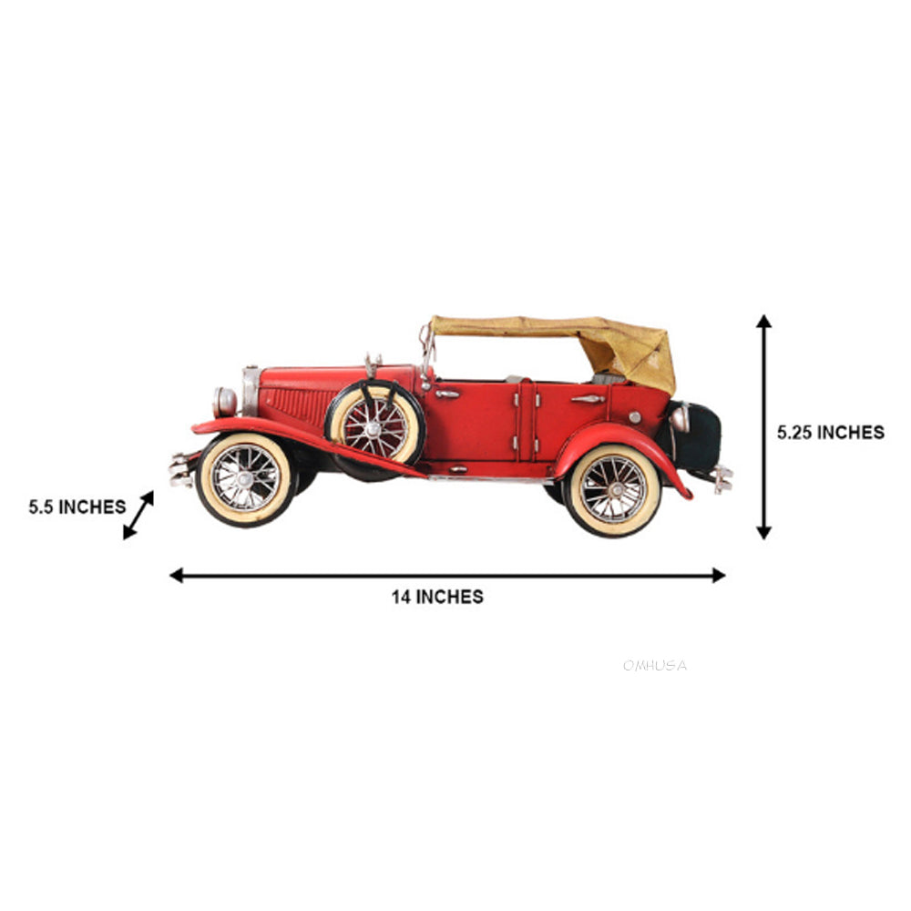 1933 Red Duesenberg J 1:12