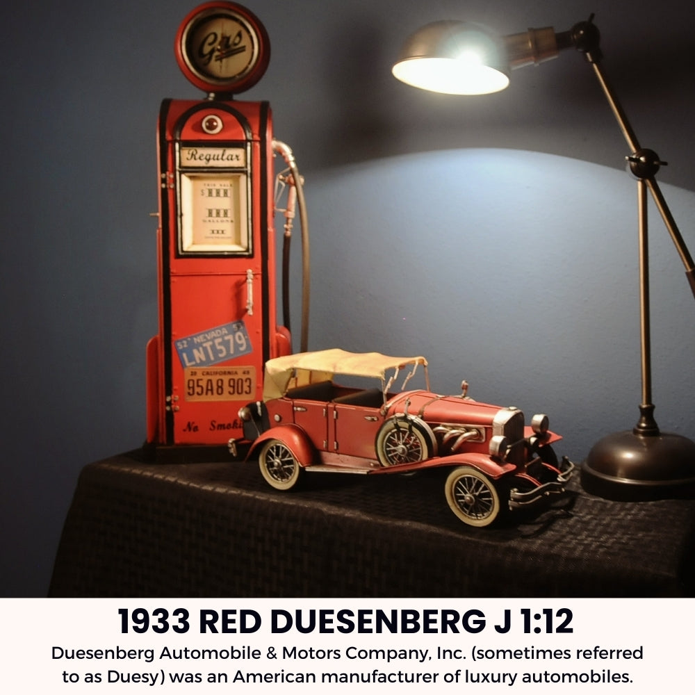 1933 Red Duesenberg J 1:12