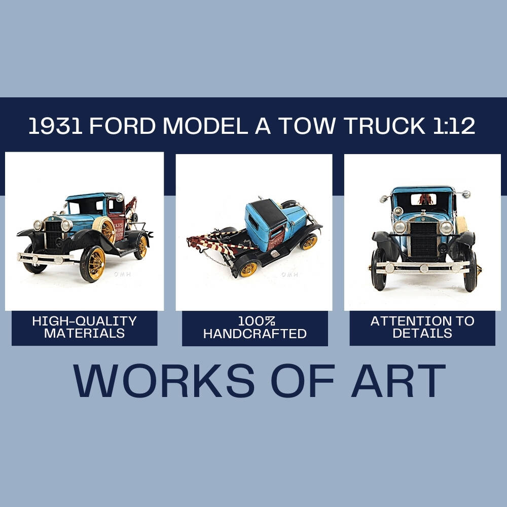 1931 Ford Model A Tow Truck  1:12