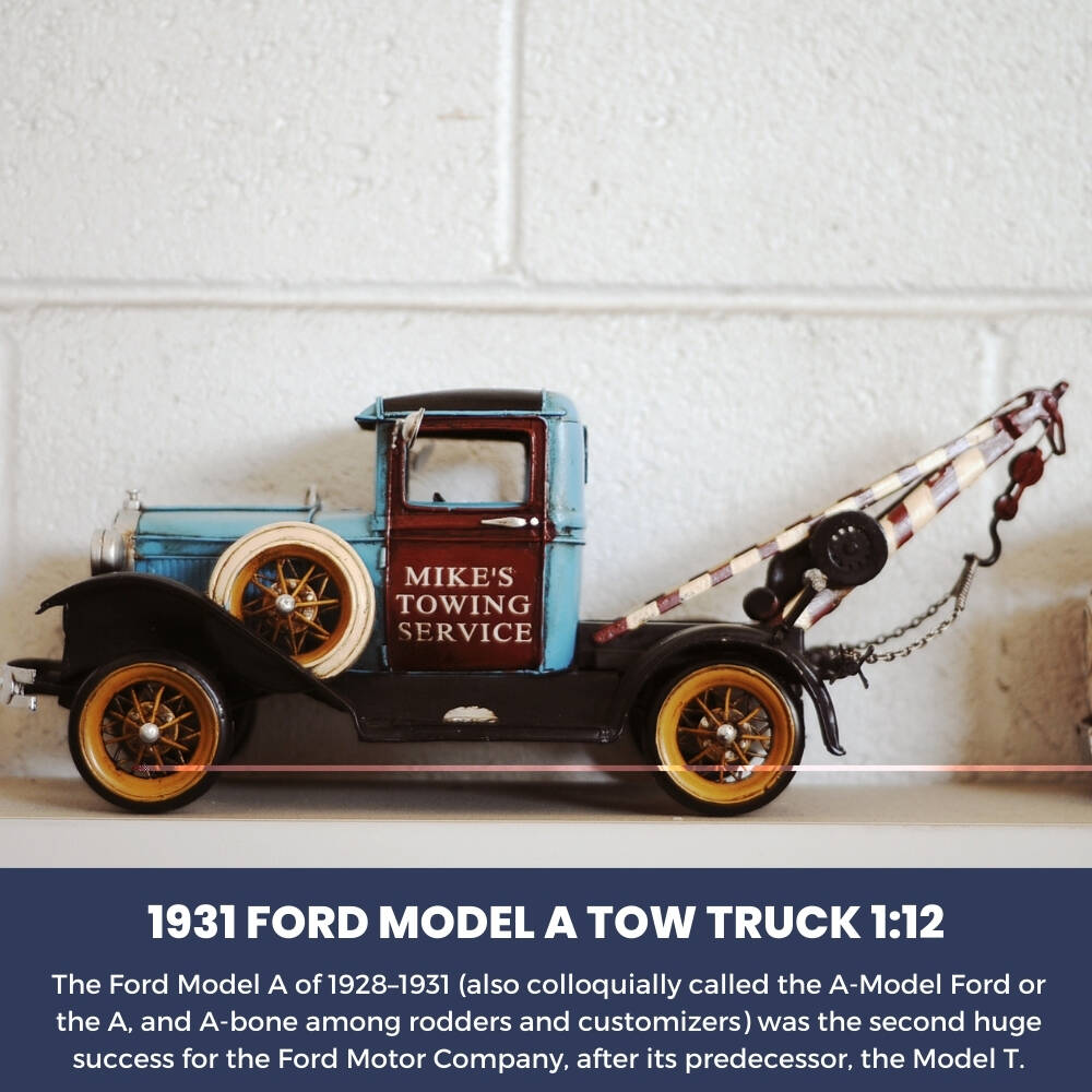 1931 Ford Model A Tow Truck  1:12