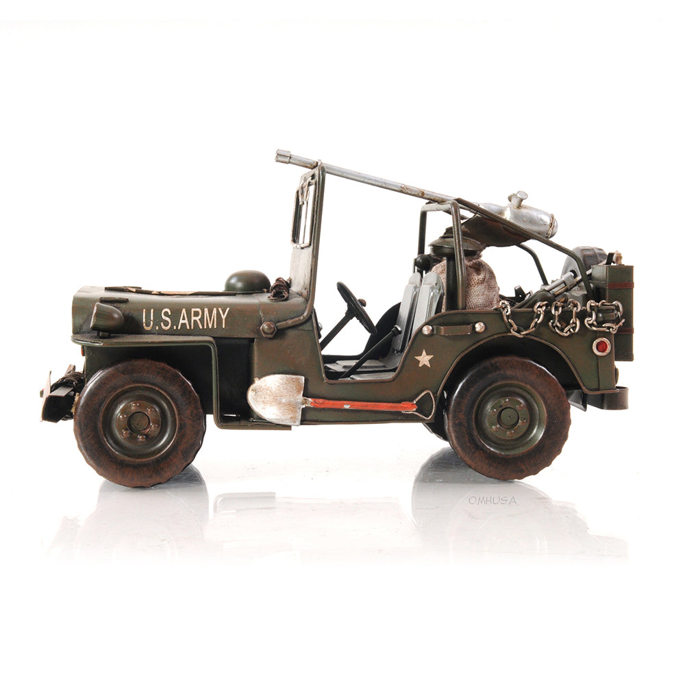 Green 1941 Willys-Overland Jeep 1:12