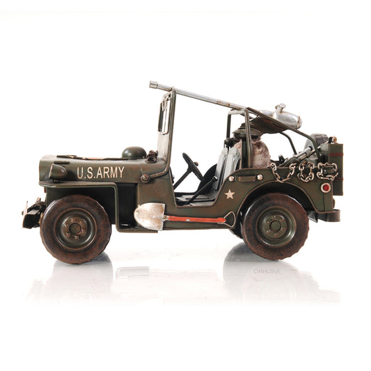 Green 1941 Willys-Overland Jeep 1:12