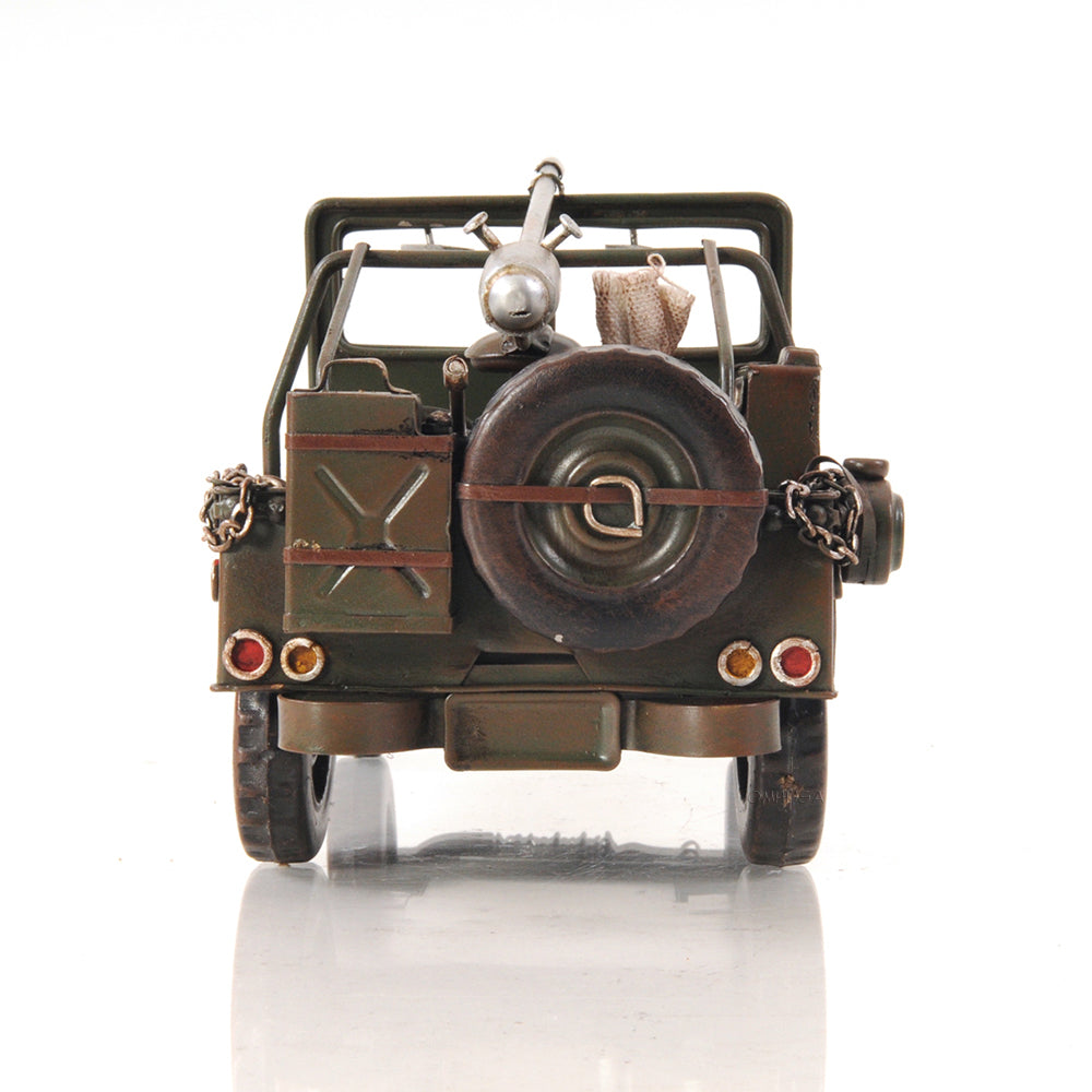 Green 1941 Willys-Overland Jeep 1:12