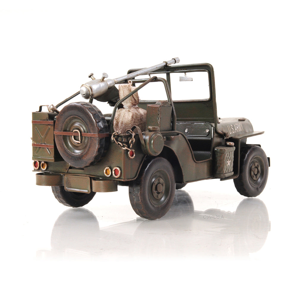 Green 1941 Willys-Overland Jeep 1:12