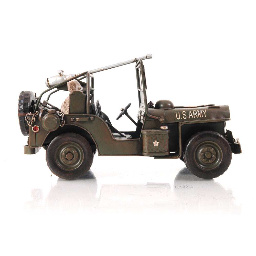 Green 1941 Willys-Overland Jeep 1:12