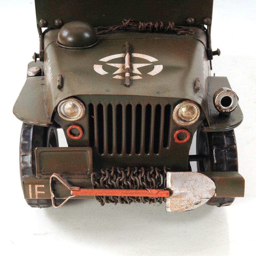 Green 1941 Willys-Overland Jeep 1:12